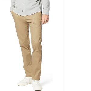 Dockers Men's Slim Fit Signature New British Khaki Lux Cotton Stretch Pants